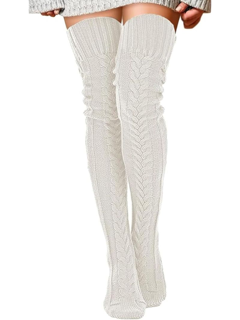 CozyStretch Knit High Socks