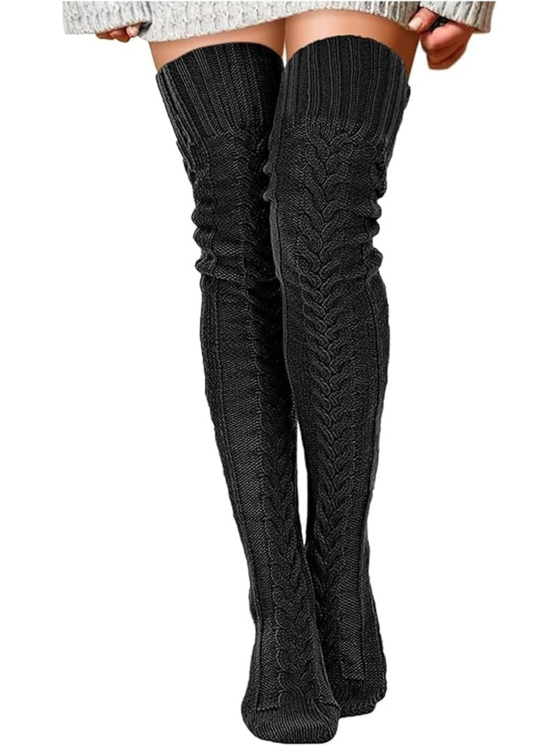 CozyStretch Knit High Socks